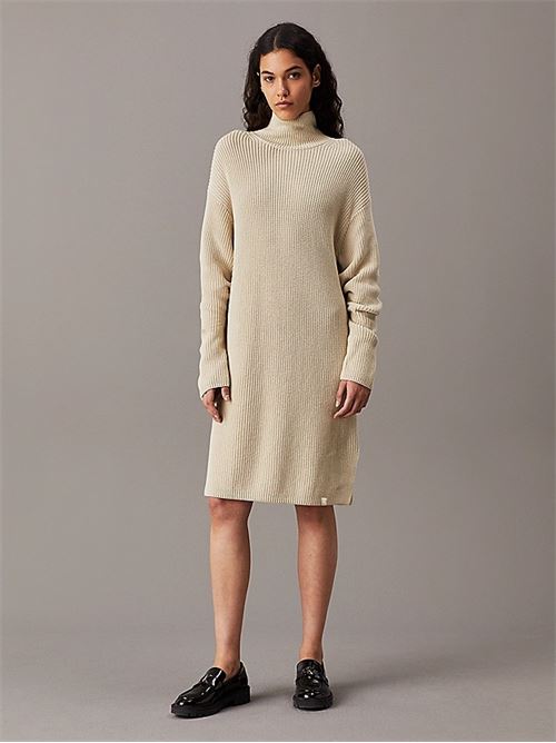 chunky loose sweater dress CALVIN KLEIN JEANS | J20J224662PD7